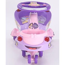 Babyhug Princess Gyro Swing Car - Purple