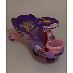 Babyhug Princess Gyro Swing Car - Purple