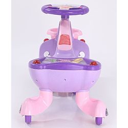 Babyhug Princess Gyro Swing Car - Purple