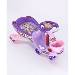 Babyhug Princess Gyro Swing Car - Purple