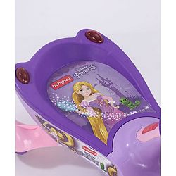 Babyhug Princess Gyro Swing Car - Purple