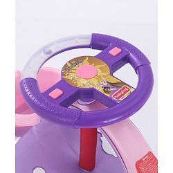 Babyhug Princess Gyro Swing Car - Purple