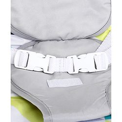Babyhug Galaxy Electric Swing with Extra Free Motor & Remote - Grey (Without Hanging Toys)| Automatic & Manual Operation| 3 Swing Speed| Off Timer| Built-in Music & Soothing Vibration| Compact Fold| Safety Harness| Cushion Seat