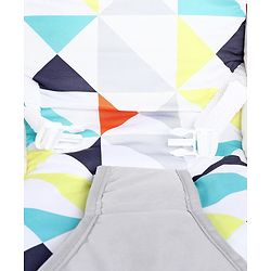 Babyhug Galaxy Electric Swing with Extra Free Motor & Remote - Grey (Without Hanging Toys)| Automatic & Manual Operation| 3 Swing Speed| Off Timer| Built-in Music & Soothing Vibration| Compact Fold| Safety Harness| Cushion Seat