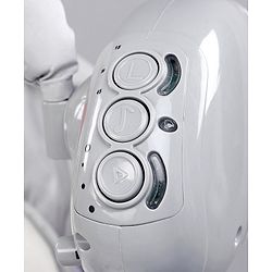 Babyhug Galaxy Electric Swing with Extra Free Motor & Remote - Grey (Without Hanging Toys)| Automatic & Manual Operation| 3 Swing Speed| Off Timer| Built-in Music & Soothing Vibration| Compact Fold| Safety Harness| Cushion Seat