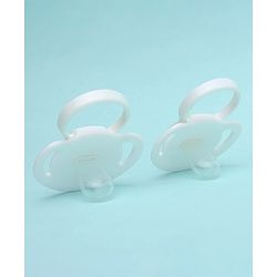 Babyhug Silicone Pacifier Pack of 2 - White