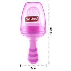 Babyhug Popsicle Shaped Fruit & Food Nibbler - Pink