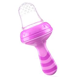 Babyhug Popsicle Shaped Fruit & Food Nibbler - Pink