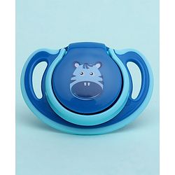Babyhug Silicone Pacifier With Sterilizer Case Pack of 2 - Blue