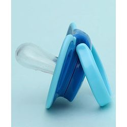 Babyhug Silicone Pacifier With Sterilizer Case Pack of 2 - Blue