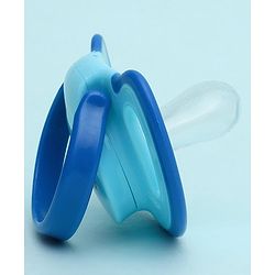 Babyhug Silicone Pacifier With Sterilizer Case Pack of 2 - Blue
