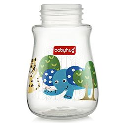 Babyhug Feeding Bottle Animal Print Blue And White Pack of 2 - 125 ml and 150 ml