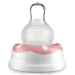 Babyhug Feeding Bottle Animal Print Pink & White Pack of 2 - 125 ml & 150 ml