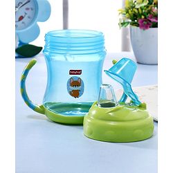 Babyhug Twin Handle Spout Sipper Bottle Green - 250 ml