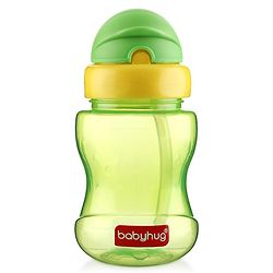 Babyhug Spout and Straw Sipper Set of 2 Green Blue - 180 ml Each
