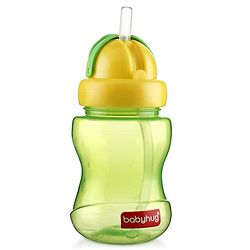 Babyhug Spout and Straw Sipper Set of 2 Green Blue - 180 ml Each