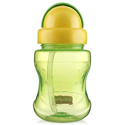 Babyhug Spout and Straw Sipper Set of 2 Green Blue - 180 ml Each