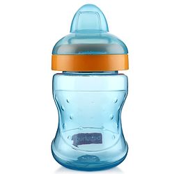 Babyhug Spout and Straw Sipper Set of 2 Green Blue - 180 ml Each