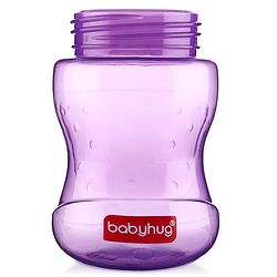 Babyhug Spout and Straw Sipper Set of 2 Pink Purple - 180 ml Each (Colour May Vary)