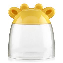 Babyhug Anti Colic Feeding Bottle Giraffe Shape Yellow - 250 ml
