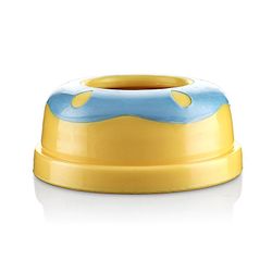 Babyhug Anti Colic Feeding Bottle Giraffe Shape Yellow - 250 ml