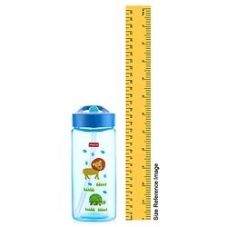 Babyhug Lion Print Toddler Square Spout Sipper Blue - 420 ml