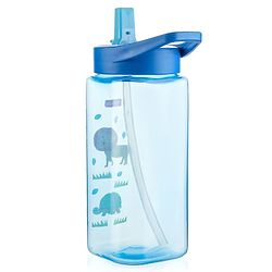 Babyhug Lion Print Toddler Square Spout Sipper Blue - 420 ml