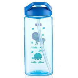 Babyhug Lion Print Toddler Square Spout Sipper Blue - 420 ml