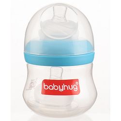 Babyhug Wide Neck Feeding Bottle Blue - 125 ml