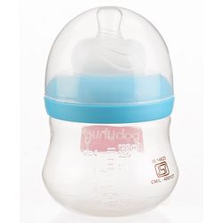 Babyhug Wide Neck Feeding Bottle Blue - 125 ml
