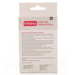 Babyhug Wide Neck Feeding Bottle Blue - 125 ml