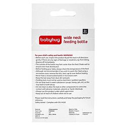 Babyhug Wide Neck Feeding Bottle Blue - 125 ml