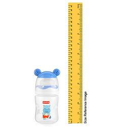 Babyhug Anti Colic Feeding Bottle Hippo Shape Blue - 125 ml