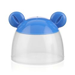 Babyhug Anti Colic Feeding Bottle Hippo Shape Blue - 125 ml