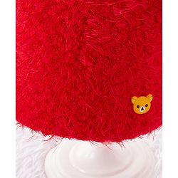Babyhug Woolen Cap & Gloves With Muffler Red -  Diameter 10 cm