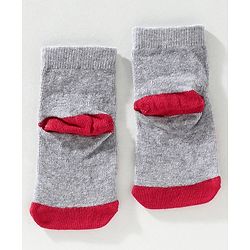 Cute Walk by Babyhug Ankle Length Anti Bacterial Socks Vehicle Design Pack of 3 - Blue Grey