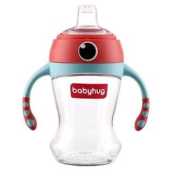 Babyhug Soft Spout Twin Handle Tritan Cup Blue Red - 300 ml