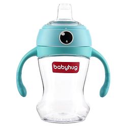 Babyhug Soft Spout Twin Handle Tritan Cup Blue - 300 ml