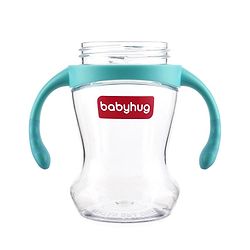 Babyhug Soft Spout Twin Handle Tritan Cup Blue - 300 ml