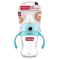 Babyhug Soft Spout Twin Handle Tritan Cup Blue - 300 ml