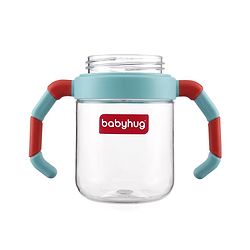 Babyhug Twin Handle Tritan Straw SipperRed - 380 ml