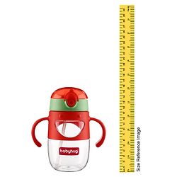 Babyhug Straw Sipper with Twin Handles Blue - 450 ml