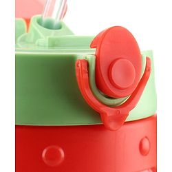 Babyhug Straw Sipper with Twin Handles Blue - 450 ml