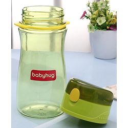 Babyhug Straw Sipper with Carrying Strap Green - 400 ml