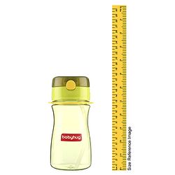 Babyhug Straw Sipper with Carrying Strap Green - 400 ml