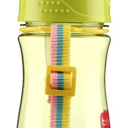 Babyhug Straw Sipper with Carrying Strap Green - 400 ml