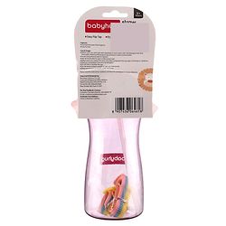 Babyhug Straw Sipper with Carrying Strap Pink - 400 ml