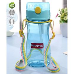 Babyhug Straw Sipper Blue - 400 ml