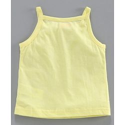 Babyhug 100% Cotton Singlet Slips Pack of 3 - Orange Green Yellow