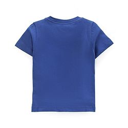 Babyhug Half Sleeves Tee Iron Man Print - Blue